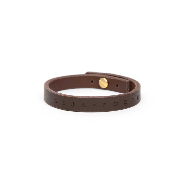 Pulseira Seja Forte | Coffee