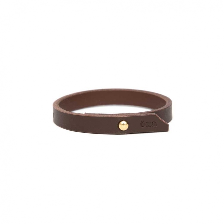 Pulseira Seja Forte Dark Brown