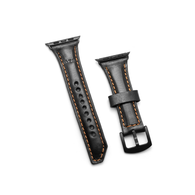 Apple Watch Strap | Black & Orange