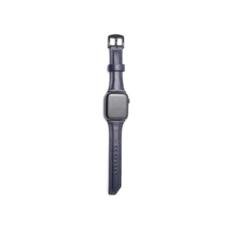 Pulseira para Apple Watch Navy - costura azul