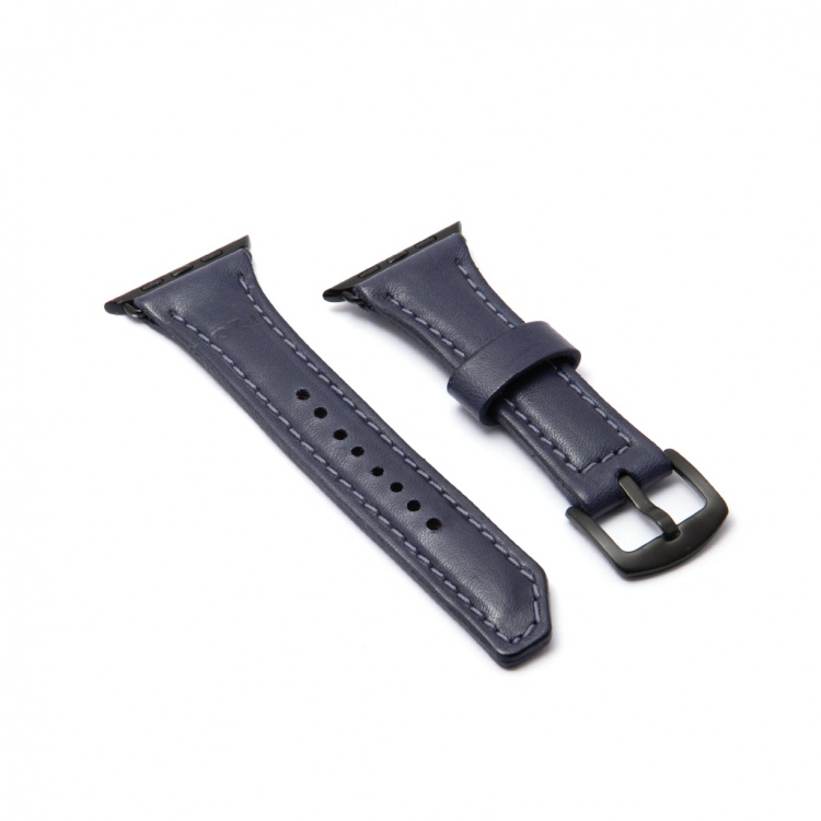 Pulseira para Apple Watch Navy - costura azul