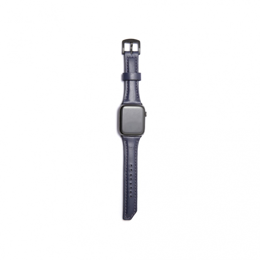 Pulseira para Apple Watch Navy - costura azul